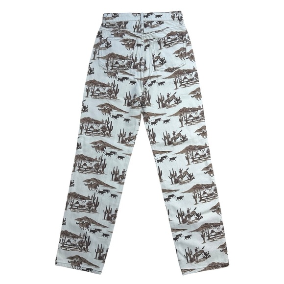 Reformation Sonora Western High Rise Straight Jeans Womens 23 - Picture 8 of 8